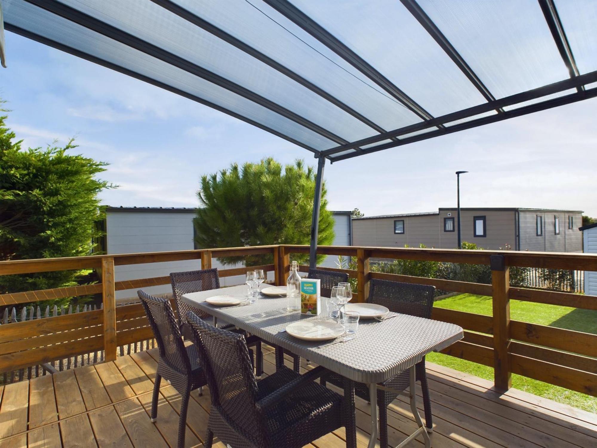 Beau Chalet Pour 4 Pers - Acces Piscine Chauffee ブルティニョール・シュル・メール エクステリア 写真